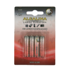 Pila alcalina aaa-lr03 1,5v (4 unidades)