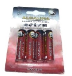 Pila Alcalina Aa LR06 1,5V (4 UNIDADES) Varios fabricantes