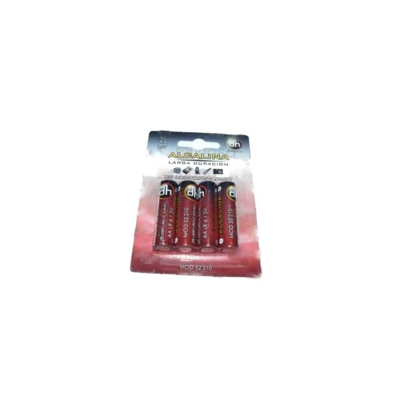 Pila Alcalina Aa LR06 1,5V (4 UNIDADES) Varios fabricantes