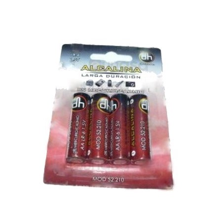 Pila Alcalina Aa LR06 1,5V (4 UNIDADES) Varios fabricantes
