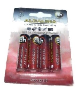 Pila Alcalina Aa LR06 1,5V (4 UNIDADES) Varios fabricantes