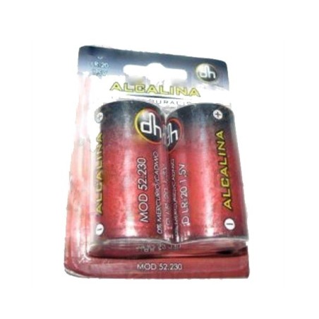 Pila Alcalina D - 1.5V LR20 2 Unidades | Varios