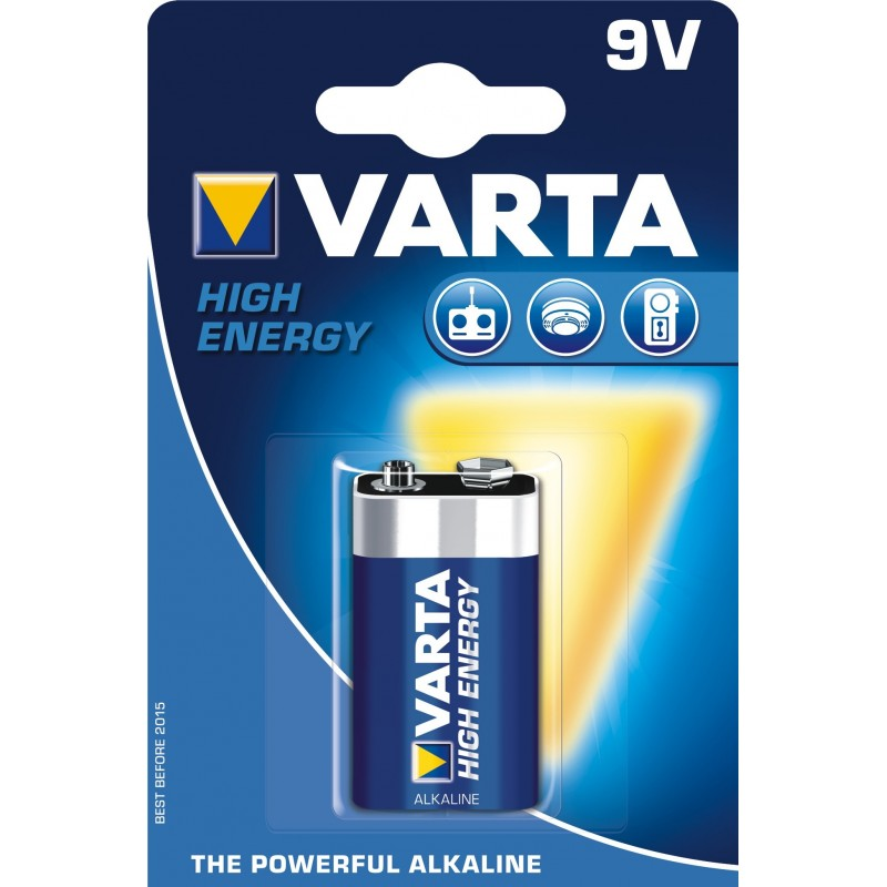 Pila alcalina 9v block - 6lr61 1 unidades