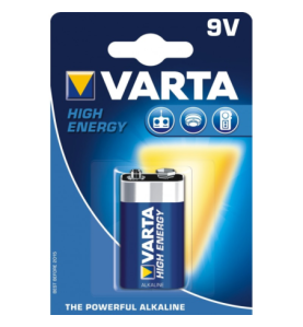 Pila alcalina 9v block - 6lr61 1 unidades