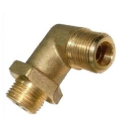 Racor Codo 3/8x3/8 MACHO-MACHO | Varios