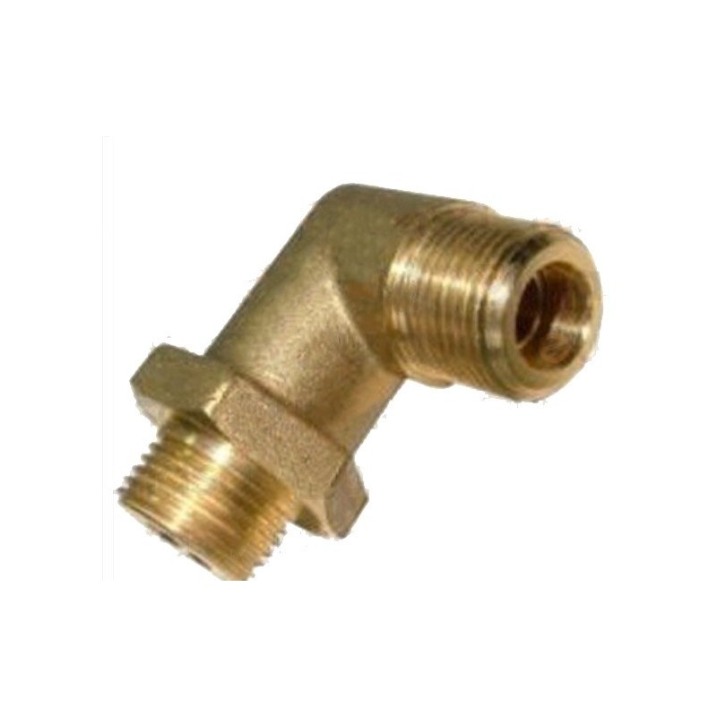 Racor Codo 3/8x3/8 MACHO-MACHO | Varios
