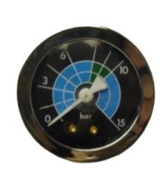 Manometro 16kg 1/8  Ø52mm gem-