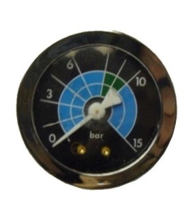 Manometro 16kg 1/8  Ø52mm gem-