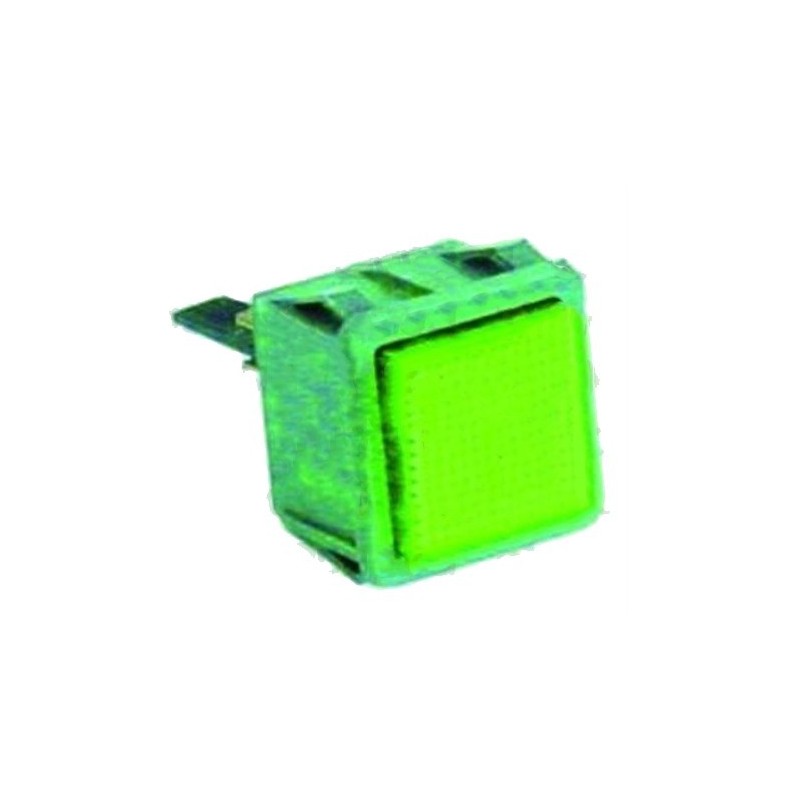 Piloto Verde 30X30mm 230V GASTRO-12S Dihr, Granita
