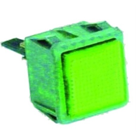 Piloto Verde 30X30mm 230V GASTRO-12S Dihr, Granita