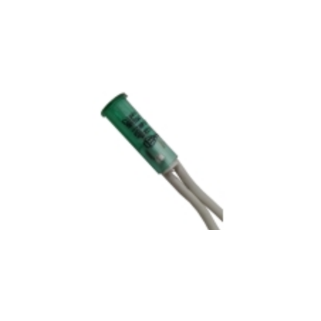 Piloto verde Ø6mm 230v con cable ( 2 unidades)