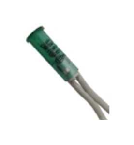 Piloto verde Ø6mm 230v con cable ( 2 unidades) angelo po, dihr, dobra, fiorenzato