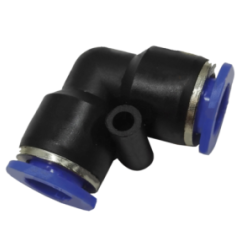 Racor Codo Conexión Rápida Ø8mm