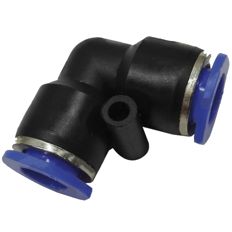 Racor Codo Conexión Rápida Ø8mm Racor Codo Conexión Rápida Ø8mm
