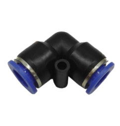 Racor Codo Conexión Rápida Ø10mm