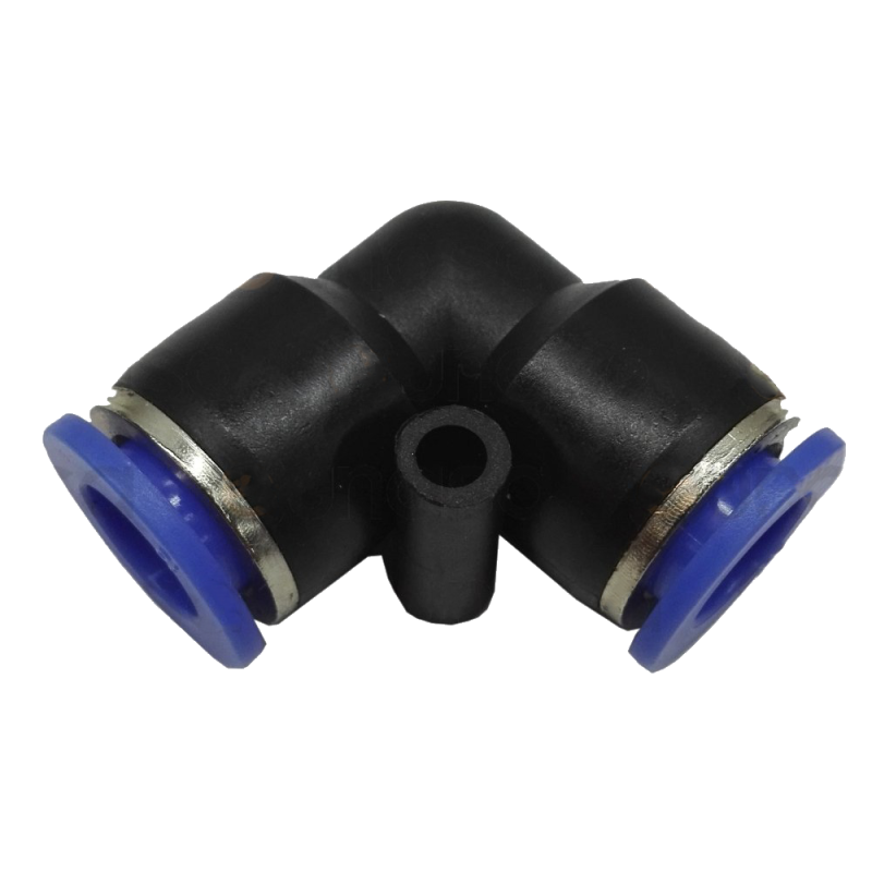 Racor Codo Conexión Rápida Ø10mm