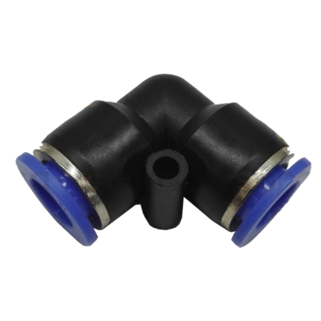 Racor Codo Conexión Rápida Ø10mm