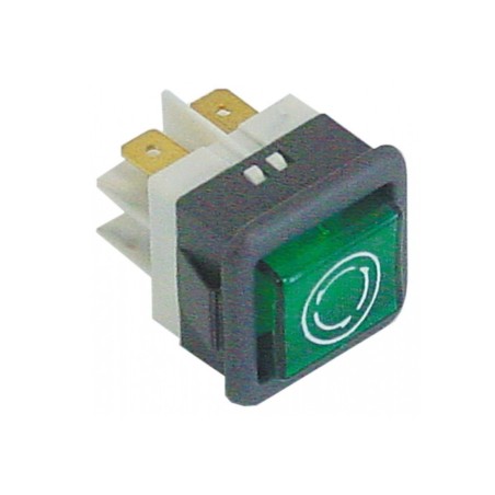 Piloto Verde 25x25mm 230V Ciclo LF/LC/LP Comenda