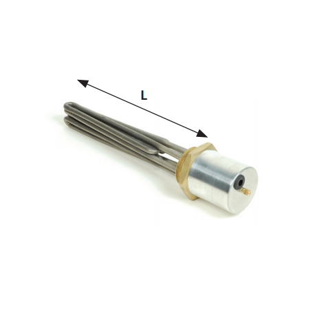 Resistencia inmersion agua 230v 9000w 530mm