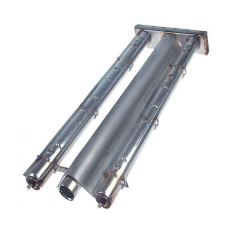 Quemador 2 filas barbacoa Ø25mm cw94g/98g lotus
