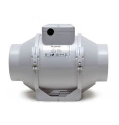 Ventilador tubular 230v 50/60hz 187m³/h