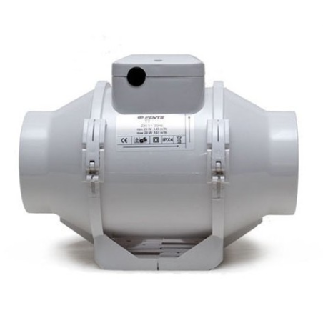 Ventilador tubular 230v 50/60hz 187m³/h