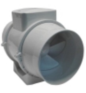 Ventilador tubular 230v 50/60hz 280m³/h