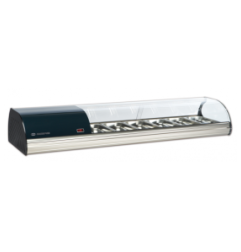 Cristal Frontal Vitrina Top H8 Inox Gi | Comersa