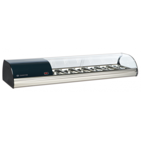 Cristal Frontal Vitrina Top H8 Inox Gi | Comersa