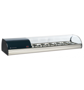 Cristal Frontal Vitrina Top H8 Inox Gi | Comersa