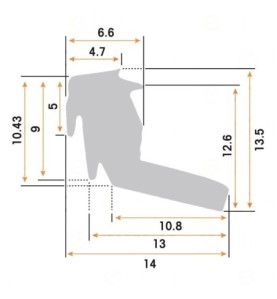 Burlete Tapa Envasadora 3000mm Distform, Edenox, Edesa, Egar Vac, Fagor, Franke, Guasch