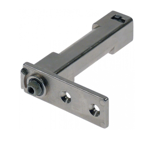 Bisagra a resorte derecho/izquierdo L 111mm An 75mm refrigerador distancia de sujeción 25mm (Cuadrada)