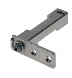 Bisagra a resorte derecho/izquierdo L 111mm An 75mm refrigerador distancia de sujeción 25mm (Cuadrada)