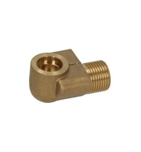 Codo de empalme para tubo nivel de agua rosca 3/8" latón agujero ø 13,5mm Fagor