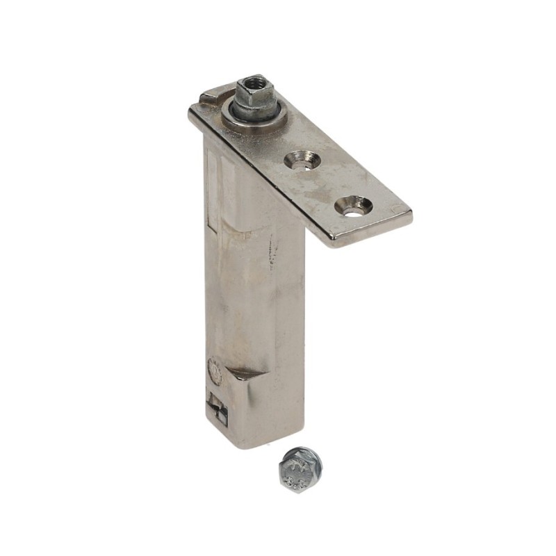 Bisagra a resorte derecho/izquierdo L 111mm An 75mm refrigerador distancia de sujeción 25mm (Cuadrada)
