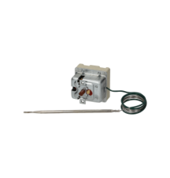Termostato de seguridad temp. desconexión 169°C 3 polos 3NC 20A sonda ø 4mm sonda L 128mm Termostato de seguridad temp. desconexión 169°C 3 polos 3NC 20A sonda ø 4mm sonda L 128mm