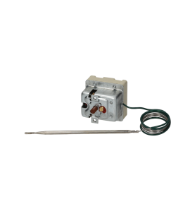 Termostato de seguridad temp. desconexión 169°C 3 polos 3NC 20A sonda ø 4mm sonda L 128mm
