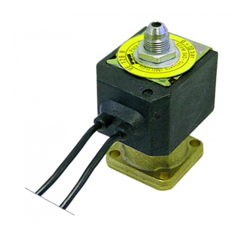 Electrovalvula 3 vias 24v ca con cable parker