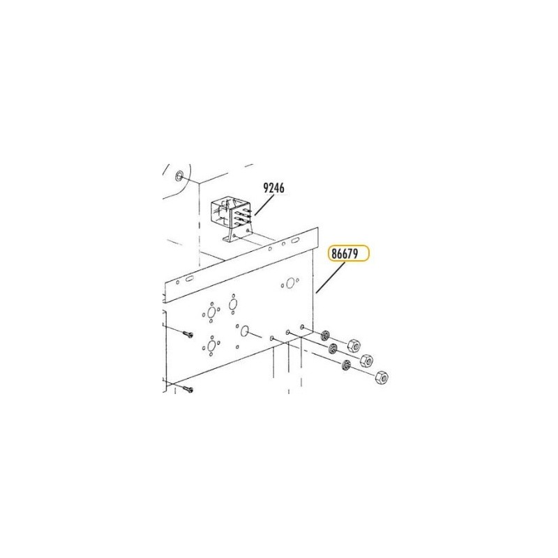 Panel componentes electricos gs85 dihr