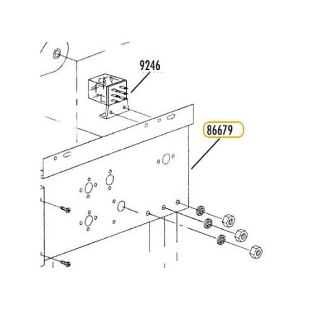 Panel componentes electricos gs85 dihr