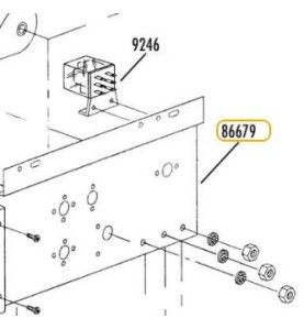 Panel componentes electricos gs85 dihr