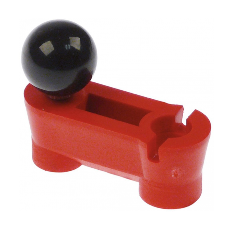 Soporte para extendedora de masa completo con asidero agujero ø 10mm H 20mm