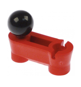Soporte para extendedora de masa completo con asidero agujero ø 10mm H 20mm