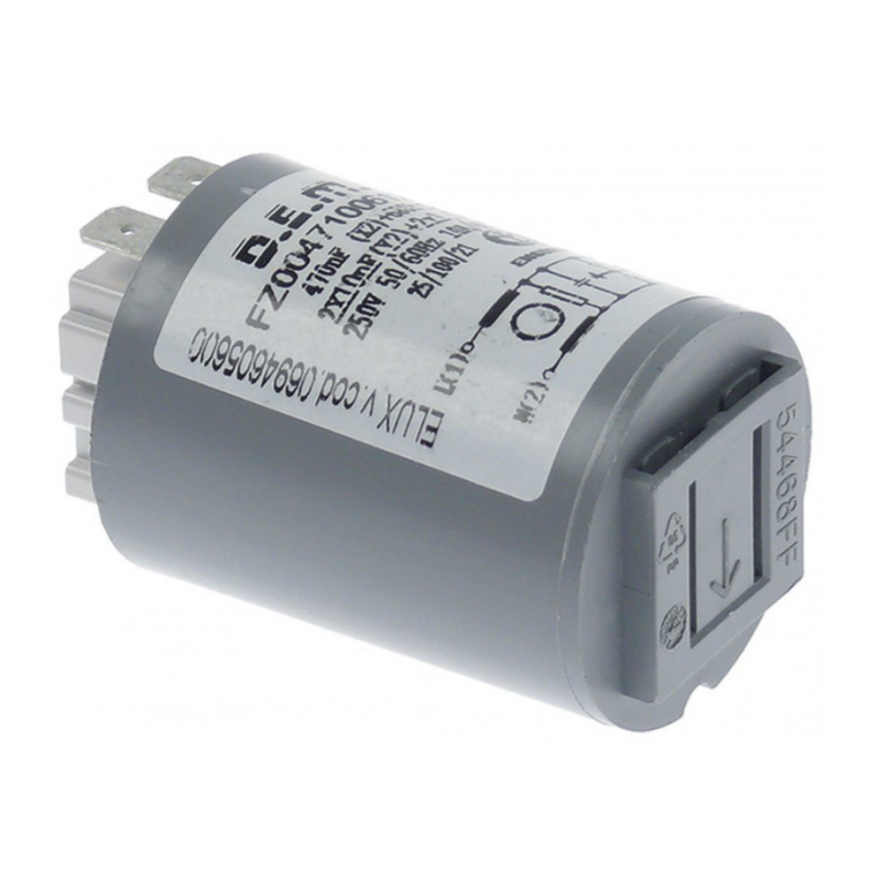 Filtro antiparÁsito 2x0,010µf 250v Alpeninox, Electrolux, Zanussi