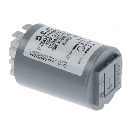 Filtro antiparÁsito 2x0,010uf 250v Alpeninox, Electrolux, Zanussi