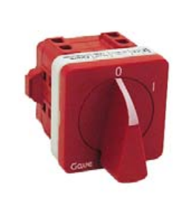 Interruptor 2 posiciones 16a 400v 47x47mm
