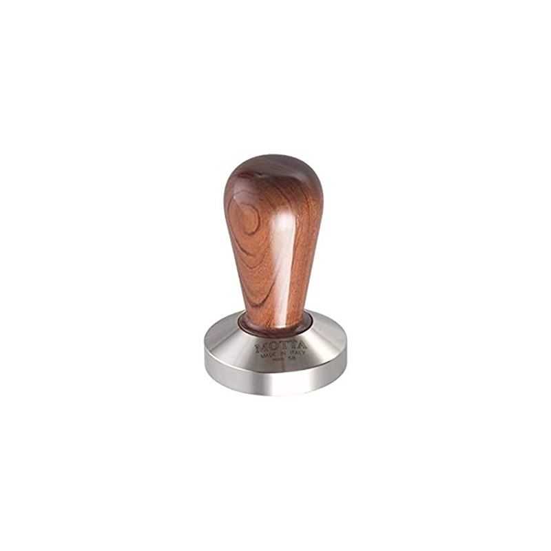 Tamper madera bubinga base plana Ø58mm