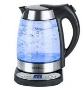 Hervidor de agua cristal 1.7l 230v 2200w