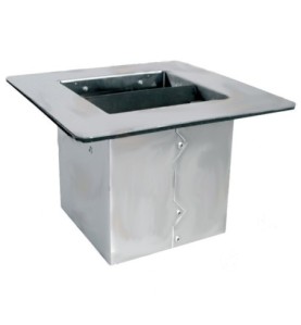 Picamarro encastrable satinado 245x245x152mm The Coffee Knock Drawer CO.