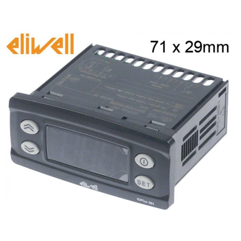 Termostato digital 1 relÉ 12v ac/dc idplus961